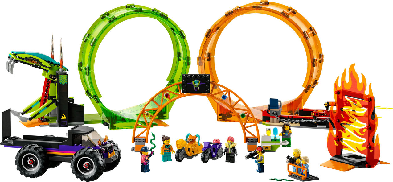 LEGO City Stuntarena med dubbelloop 60339 - 3