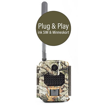 UOVision Compact LTE-S 4G inbyggt SIM-kort 20mp Cloud/APP