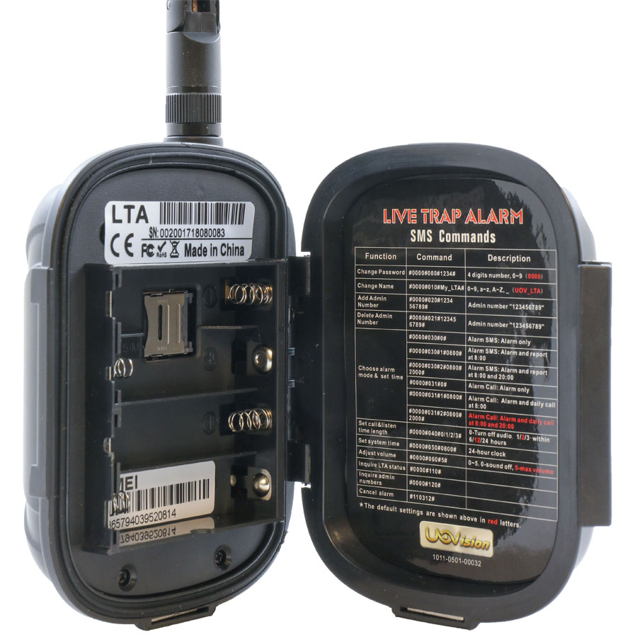 UOVision LTA 4G Live Trap Alarm Magnetlarm - 4
