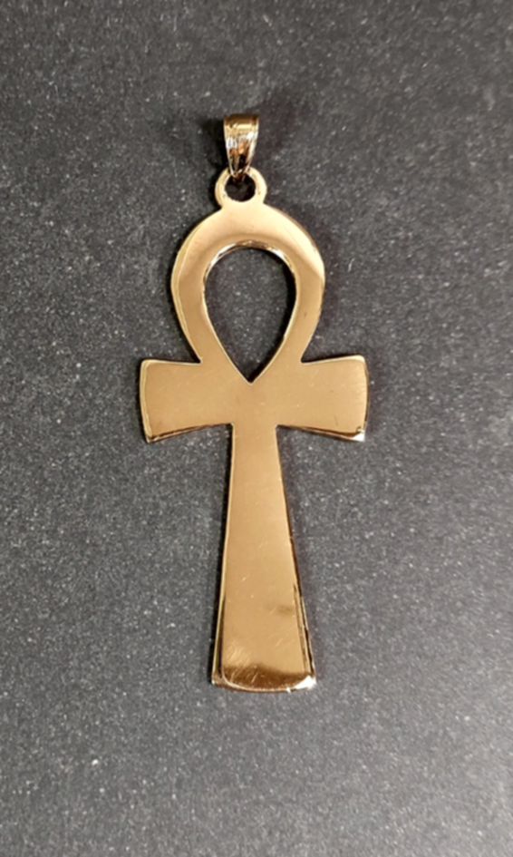 Stort Ankh Kors - Hänge i Brons