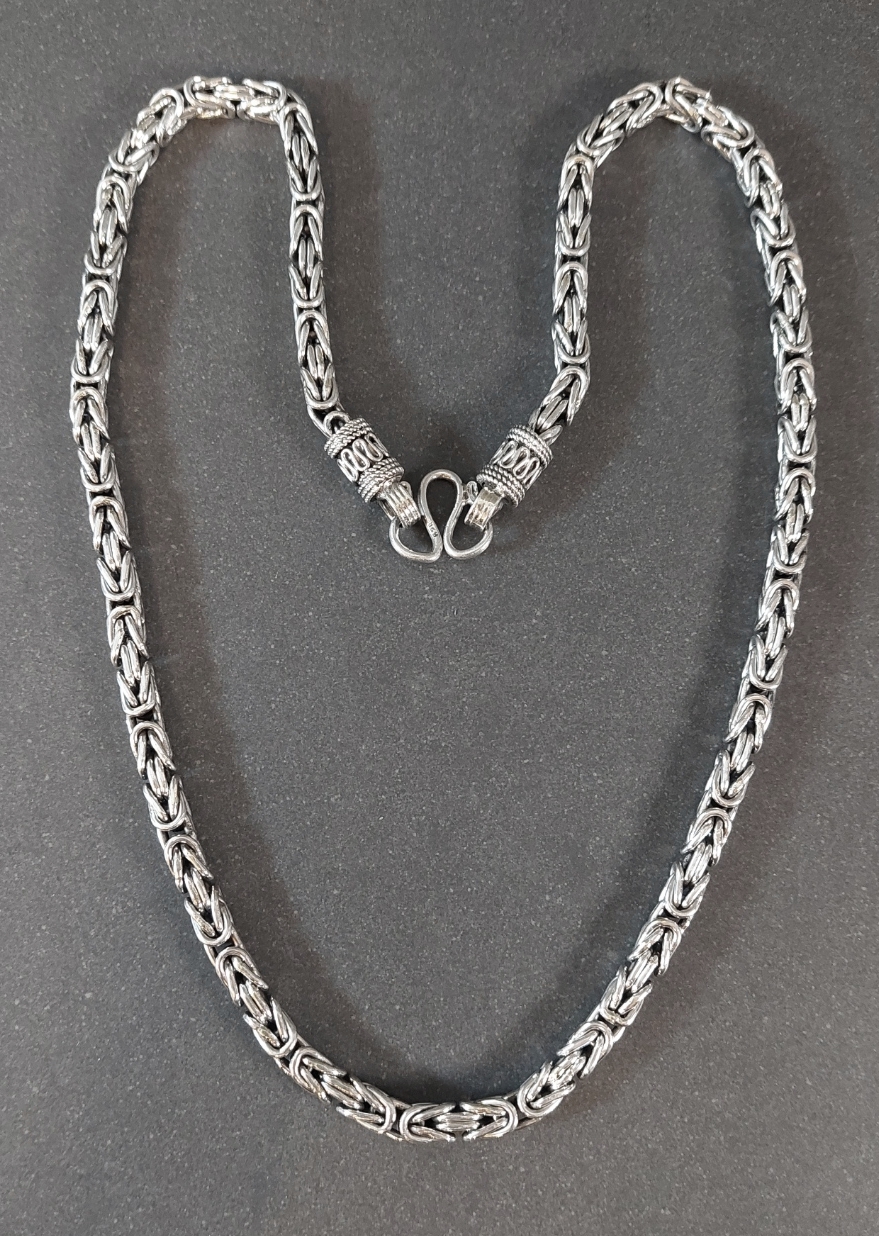 Antik Stil Byzantine Kedja i Sterling Silver - 5,5mm