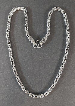 Antik Stil Byzantine Kedja i Sterling Silver - 5,5mm