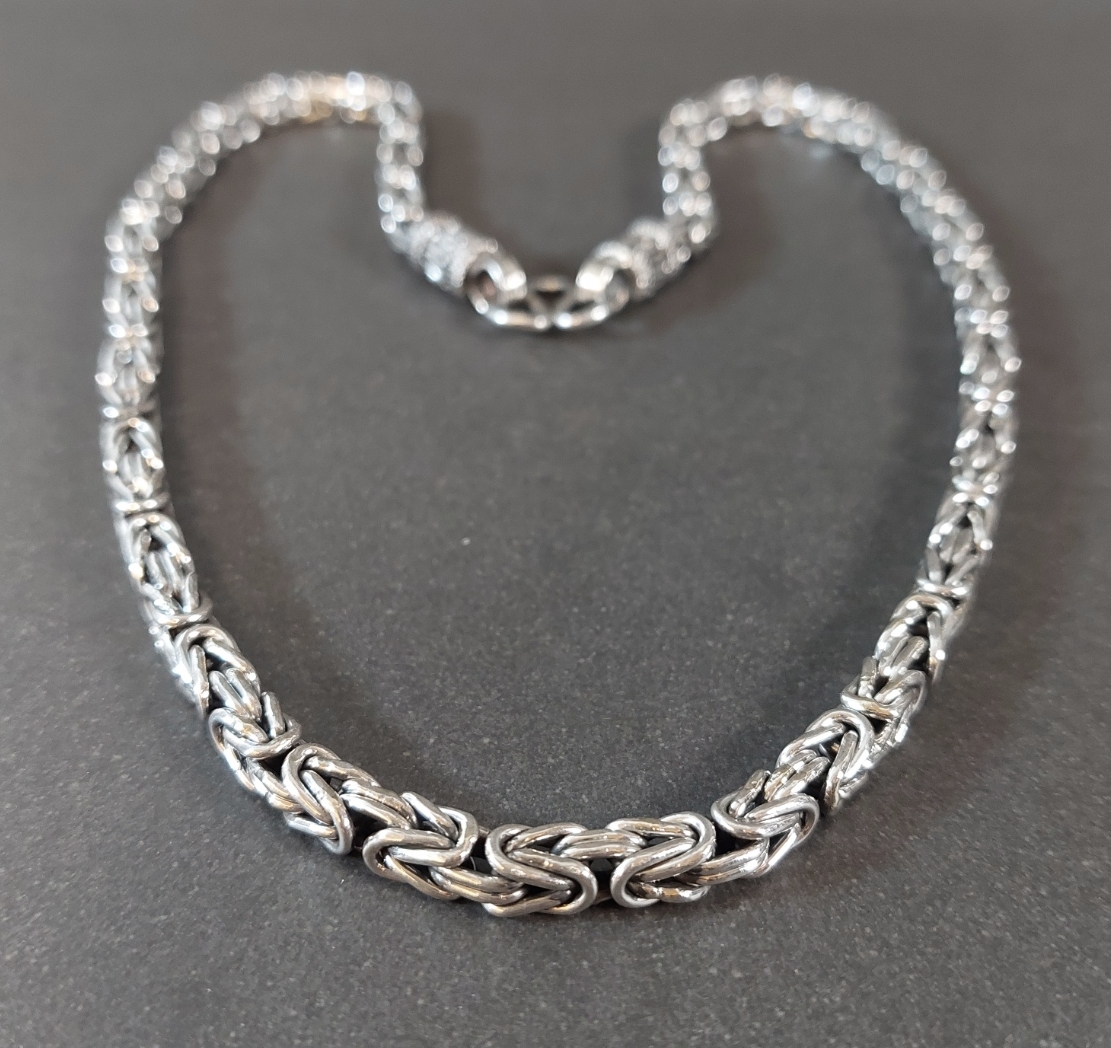 Antik Stil Byzantine Kedja i Sterling Silver - 5,5mm - 2