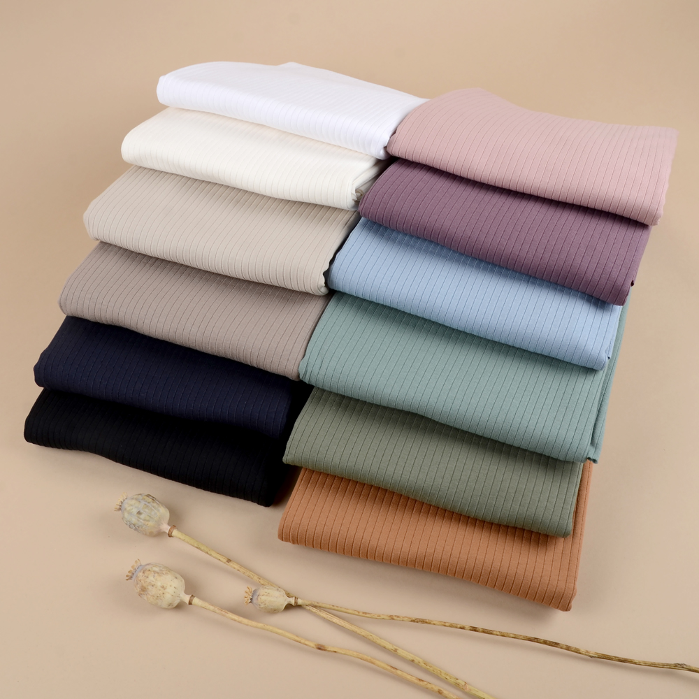 RIBBED JERSEY 6X2 - OFF WHITE - 4