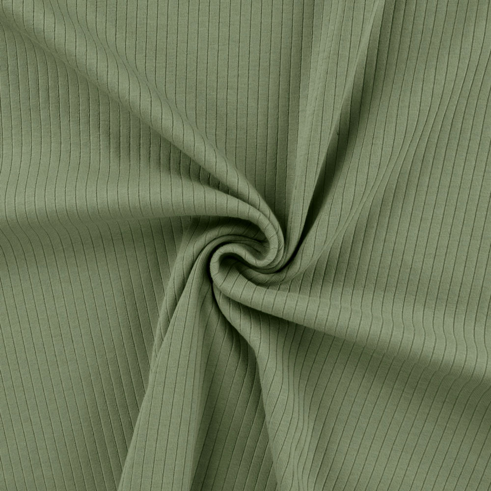 RIBBED JERSEY 6X2 - WARM KHAKI
