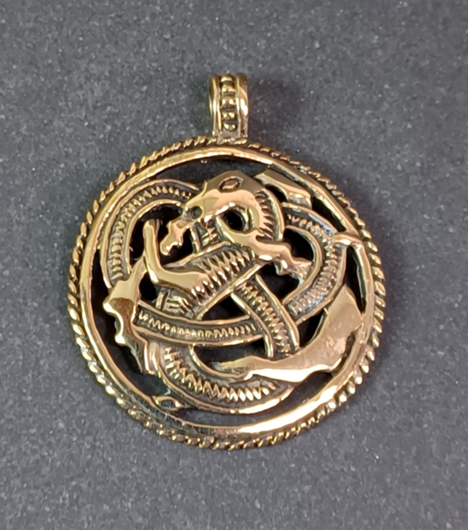Viking Ouroborus - Hänge i Brons