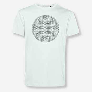 T-shirt vit - Act now - join our crew