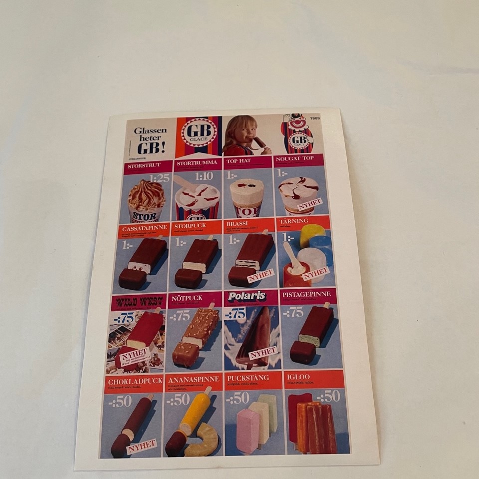 Nostalgikort GB Glace