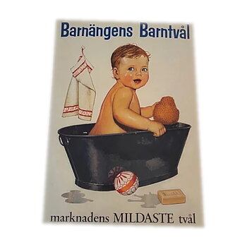 Nostalgikort  Barnängens Barntvål