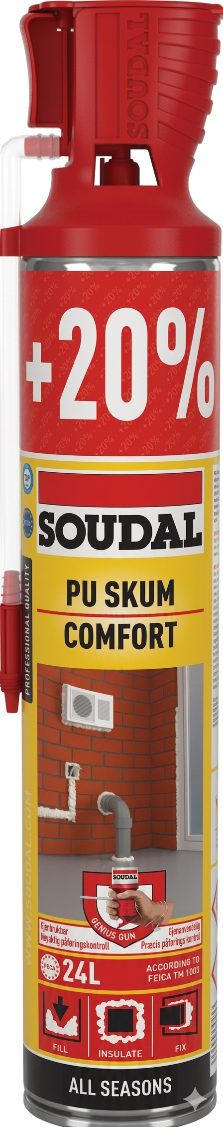 FOGSKUM GENIUS GUN ISOSKUM COMFORT 720ML - 4