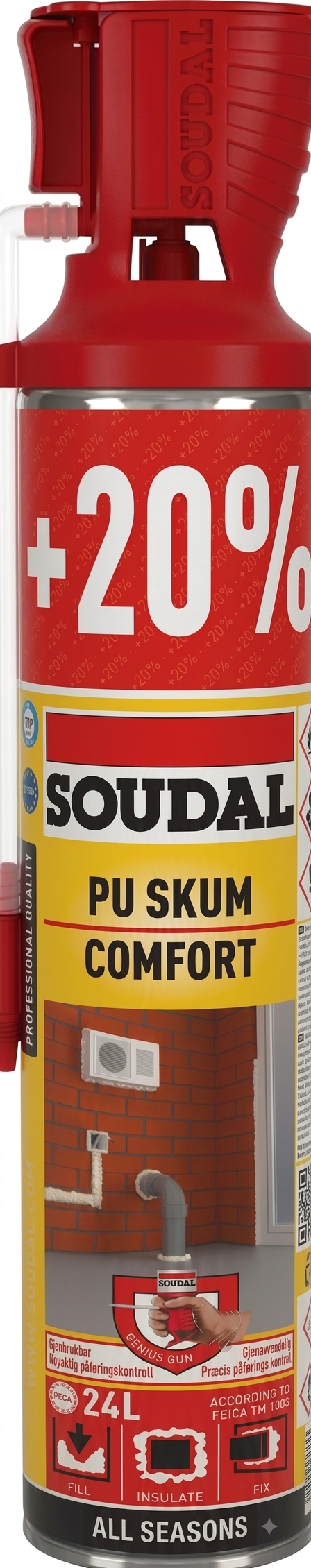 FOGSKUM GENIUS GUN ISOSKUM COMFORT 720ML - 2