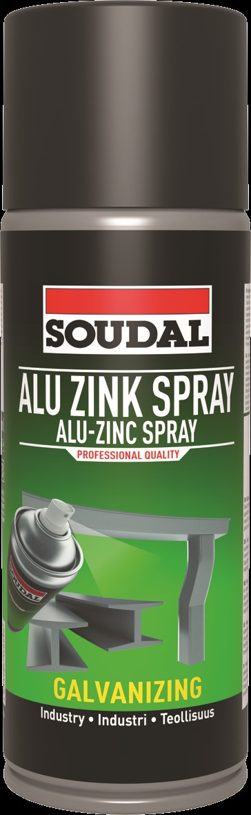 400ml Soudal Alu Zink Spray