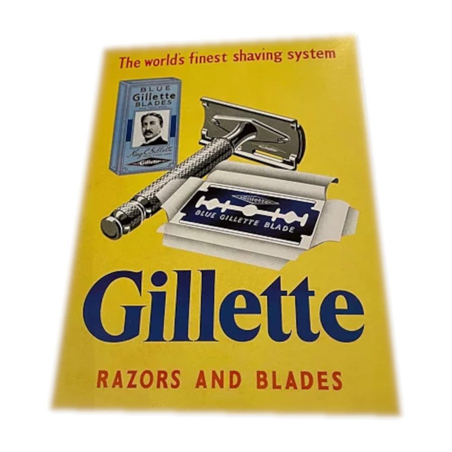 Nostalgikort Gillette