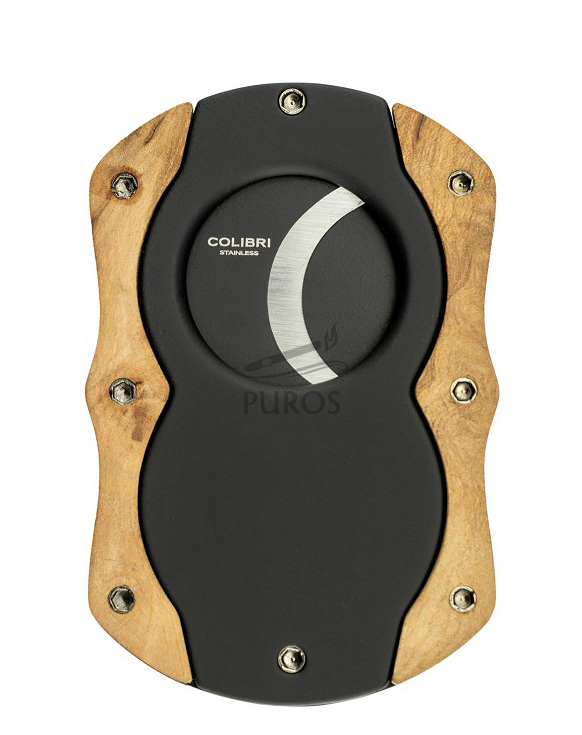 Colibri Cutter Wood Black/Light Burl Baksida
