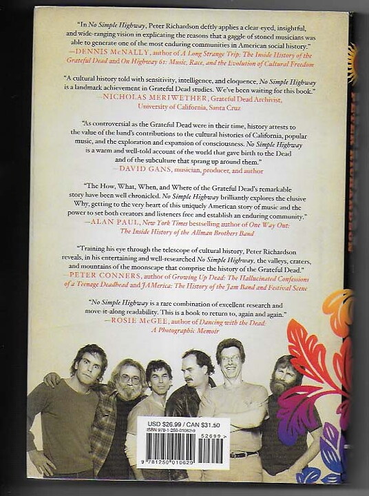 No Simple Highway: A Cultural History of The Grateful Dead HC VF+