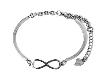 Infinity Armband i Rostfritt Stål, Evighetstecken Smycke