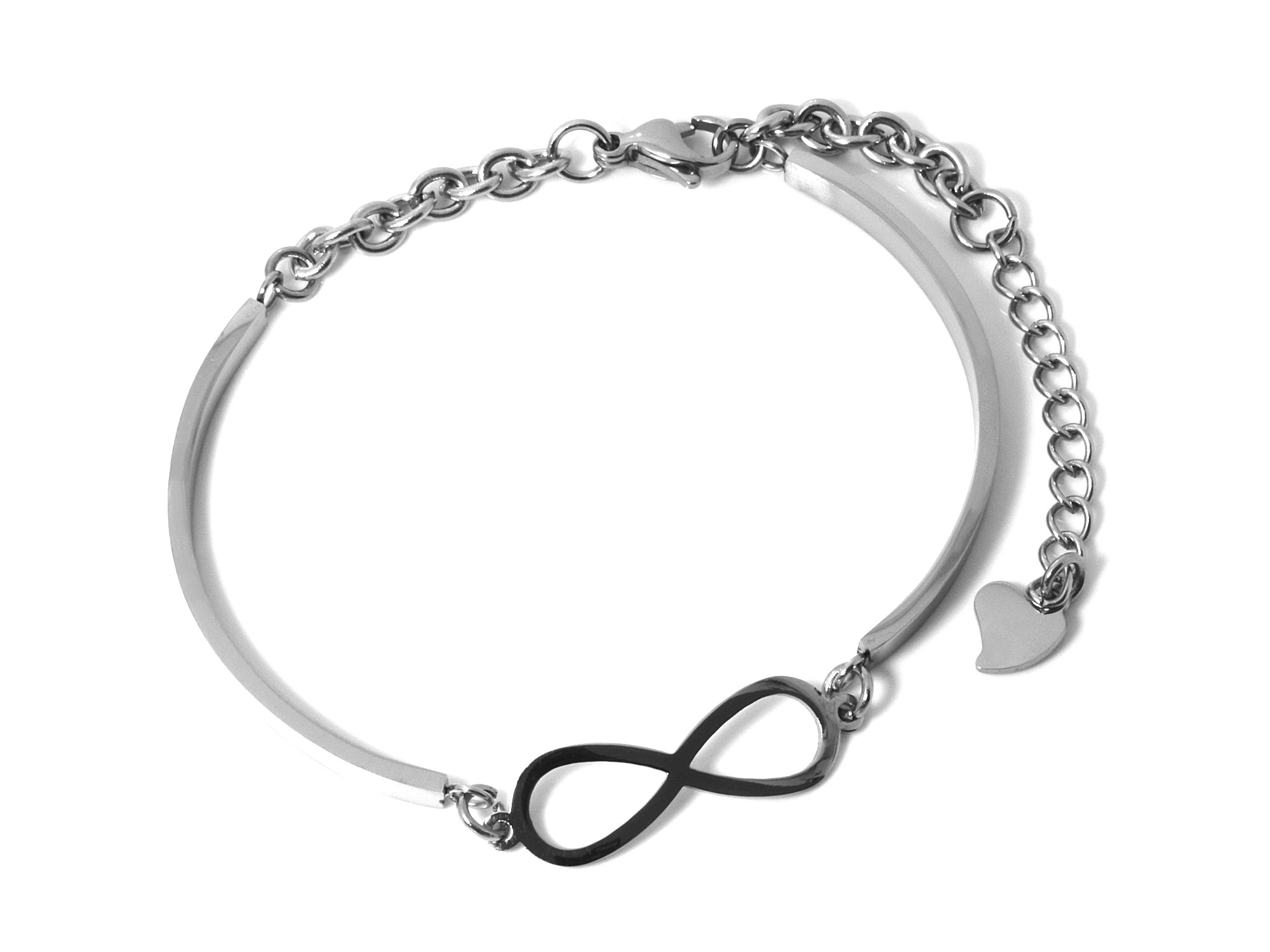 Infinity Armband i Rostfritt Stål, Evighetstecken Smycke - 2