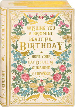 Storybook Collection : Birthday Edition Wishing You a Blooming Beautiful Birthday - Kort med kuvert
