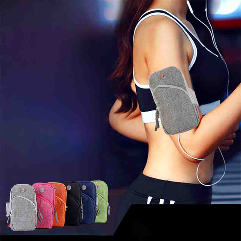 Wrist Bag - Adjustable Strap Grey - 4