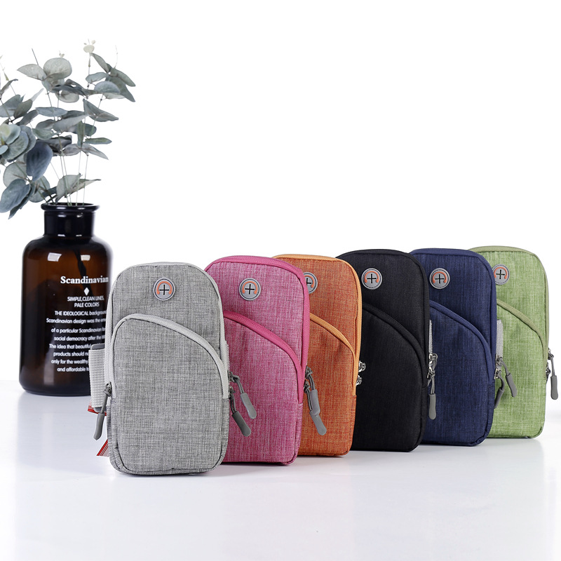 Wrist Bag - Adjustable Strap Grey - 3