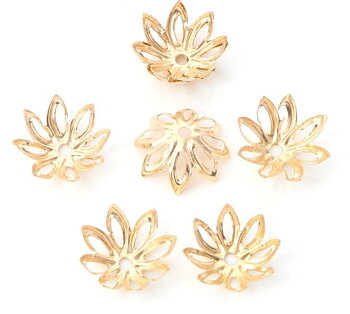Pärlhatt,  Guld, Hollow Blomma