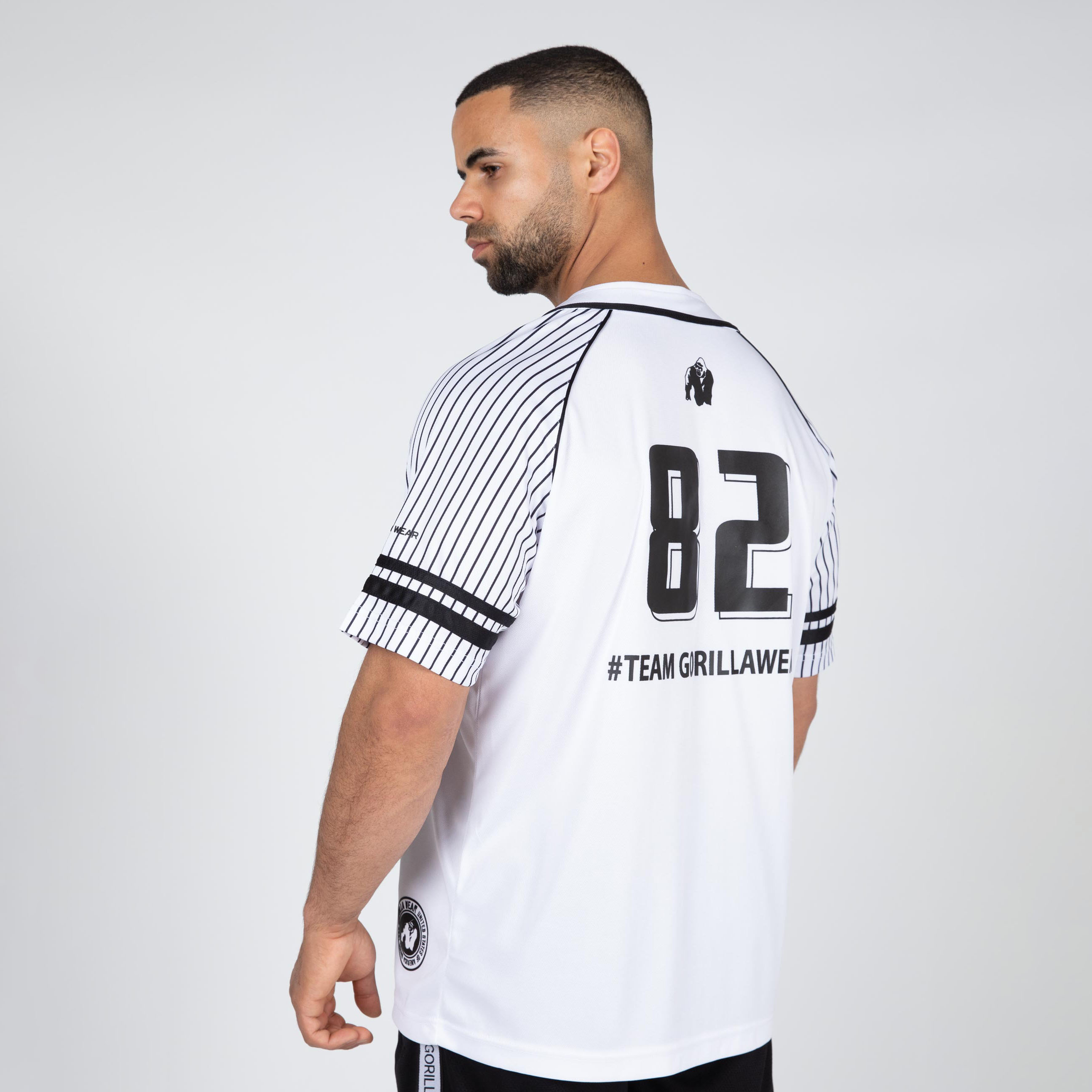 82 Baseball Jersey, white - 3
