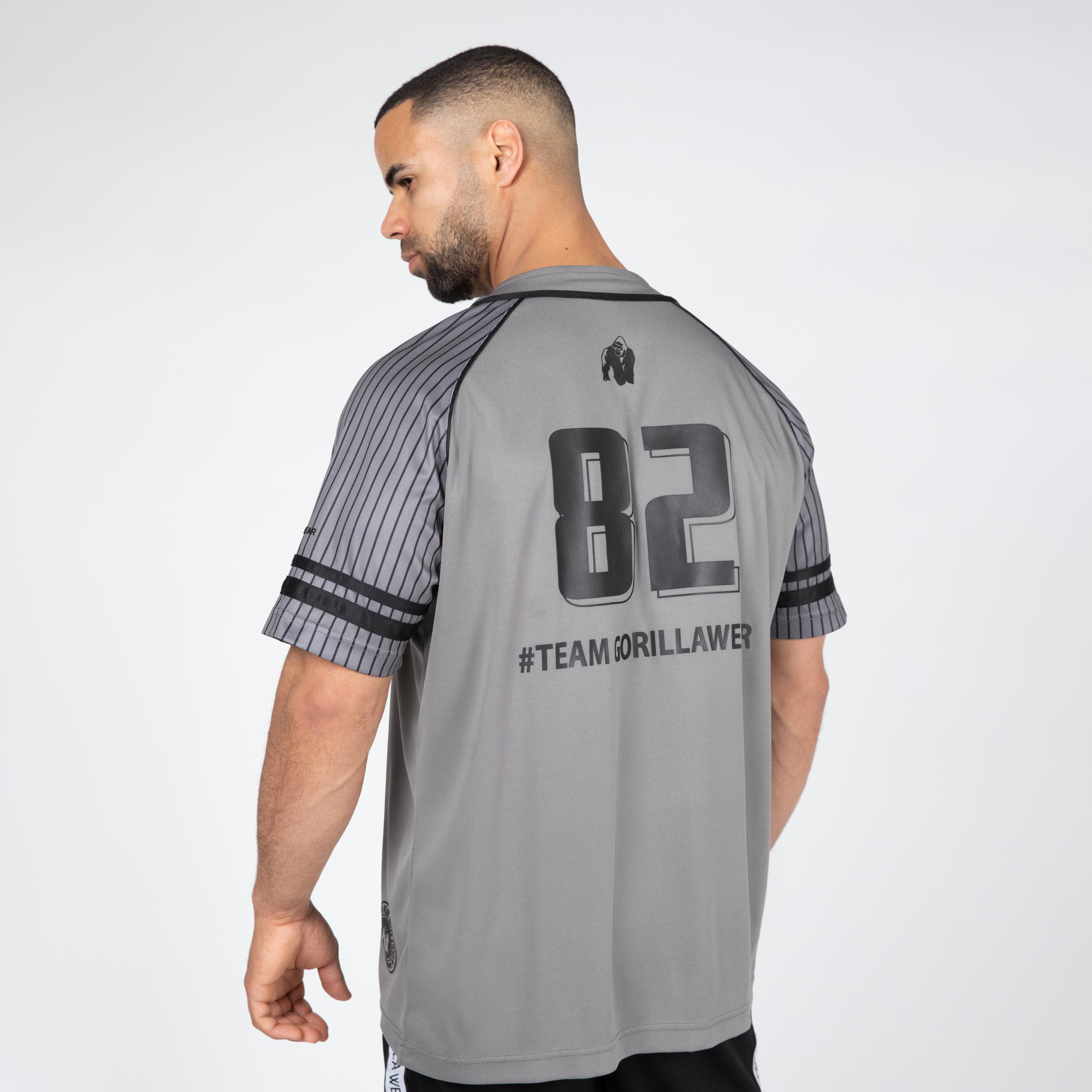 82 Baseball Jersey, grey - 2