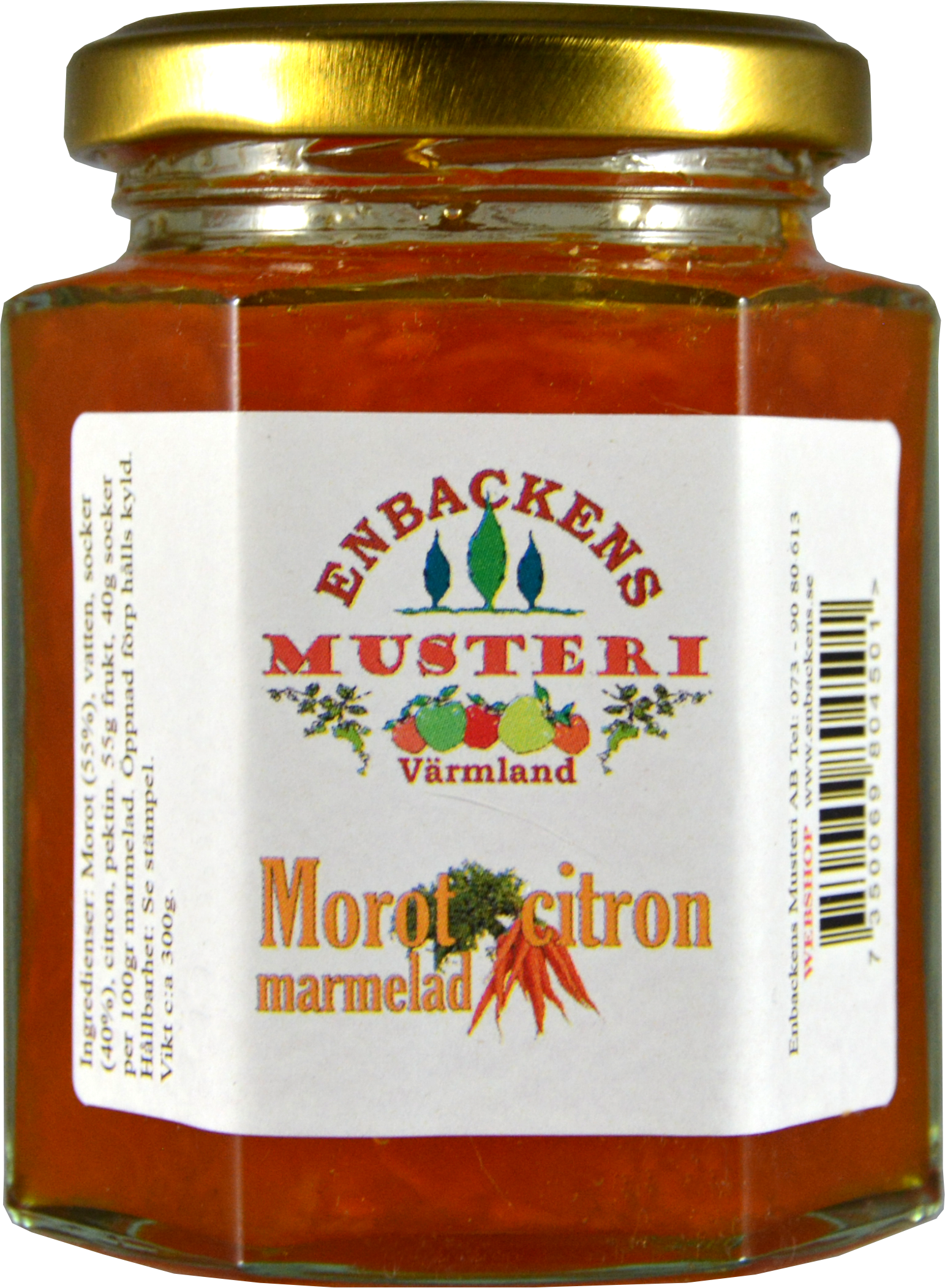 Marmelad Morot/Citron 300 g