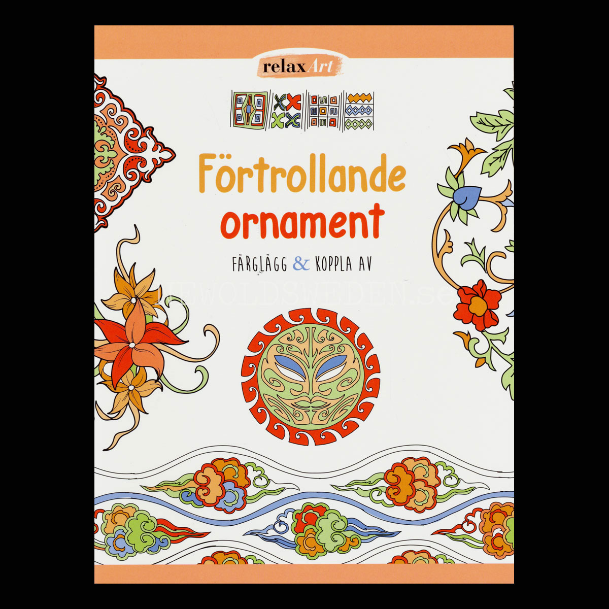 Förtrollande ornament - FÄRGLÄGG & KOPPLA AV - S12 - 2