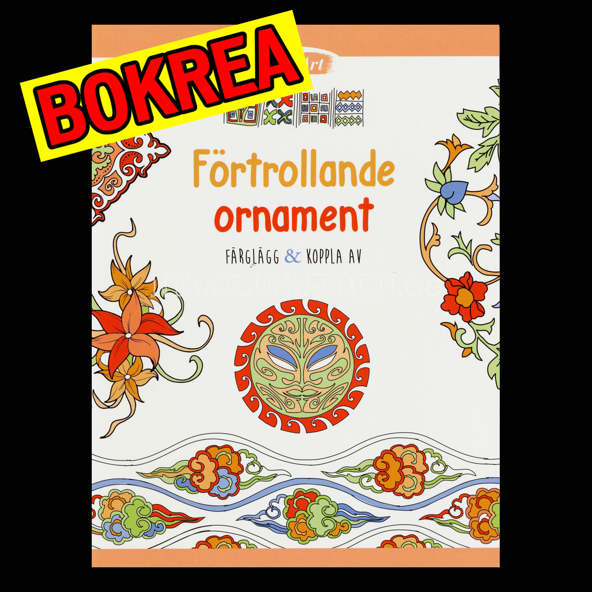 Förtrollande ornament - FÄRGLÄGG & KOPPLA AV - S12