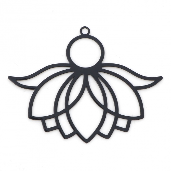 Berlock -  Lotus filigree , Svart