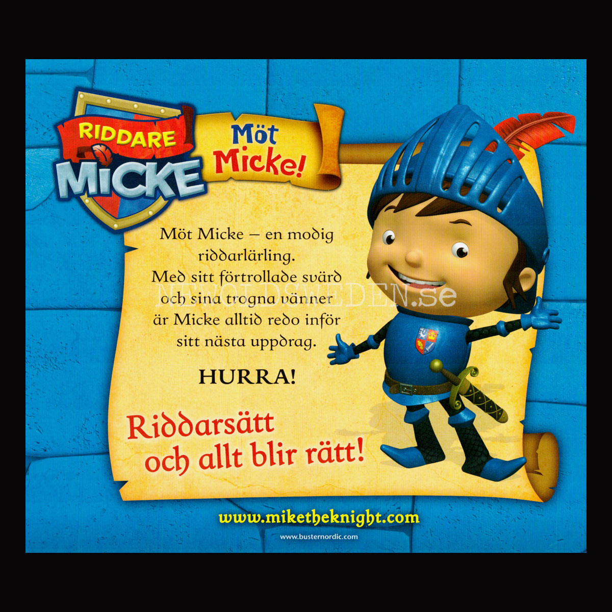 RIDDARE MICKE Del 1 - Möt Micke! - H12 - 3