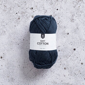 Soft Cotton Navy blue  8829