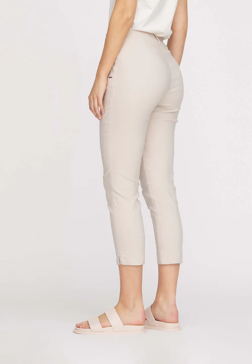 Taylor Regular Crop - Grey Sand - Laurie