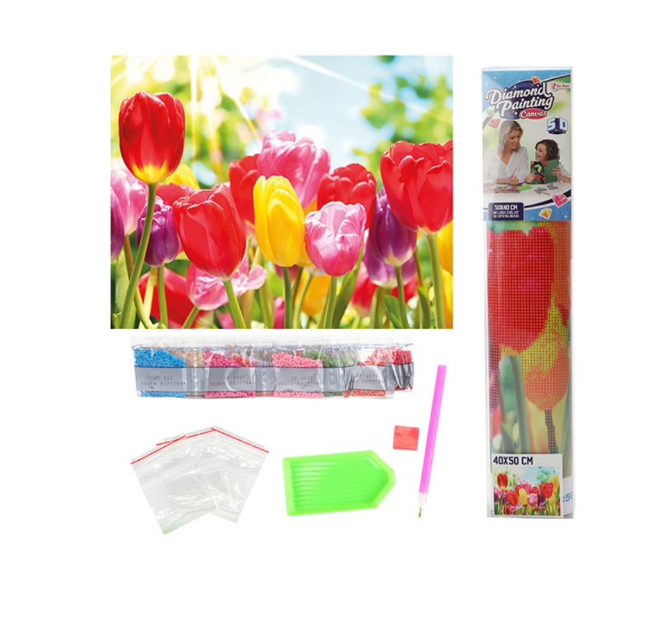 Diamond Painting Colorful assortment 40x50cm - 5