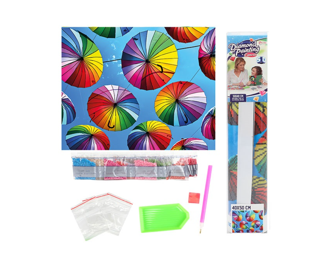 Diamond Painting Colorful assortment 40x50cm - 4