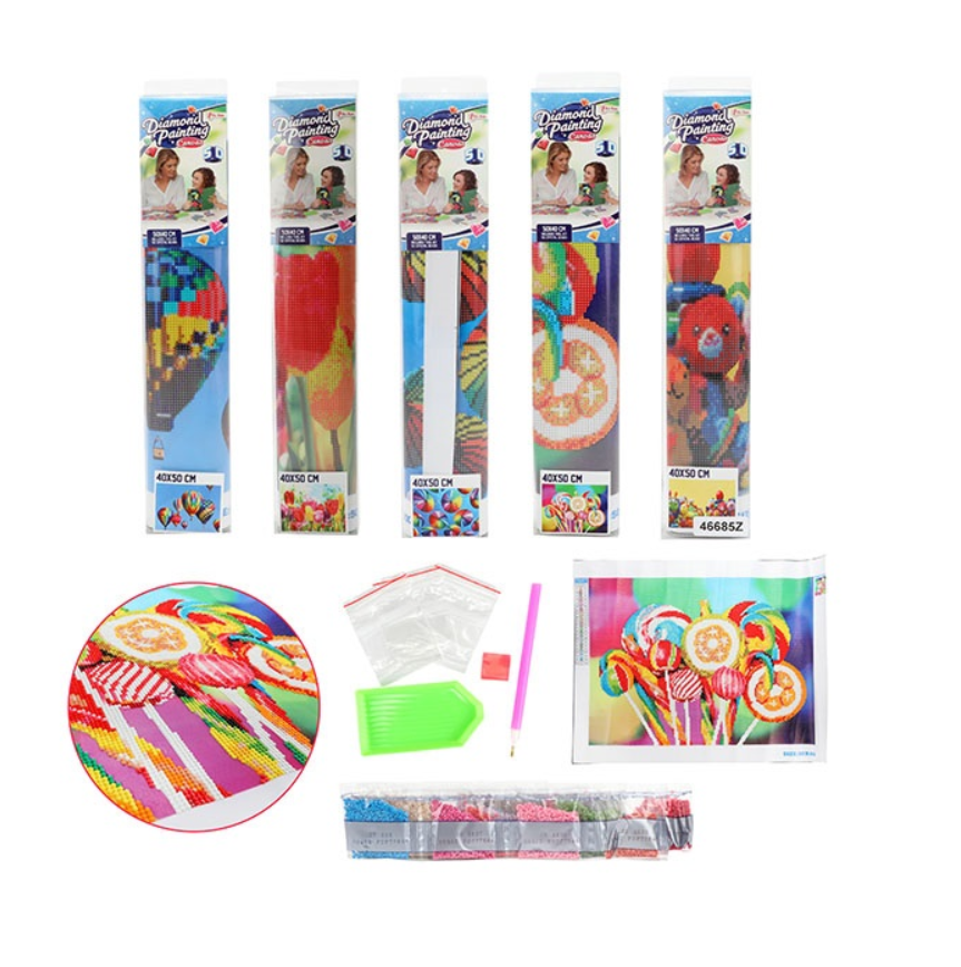 Diamond Painting Colorful assortment 40x50cm