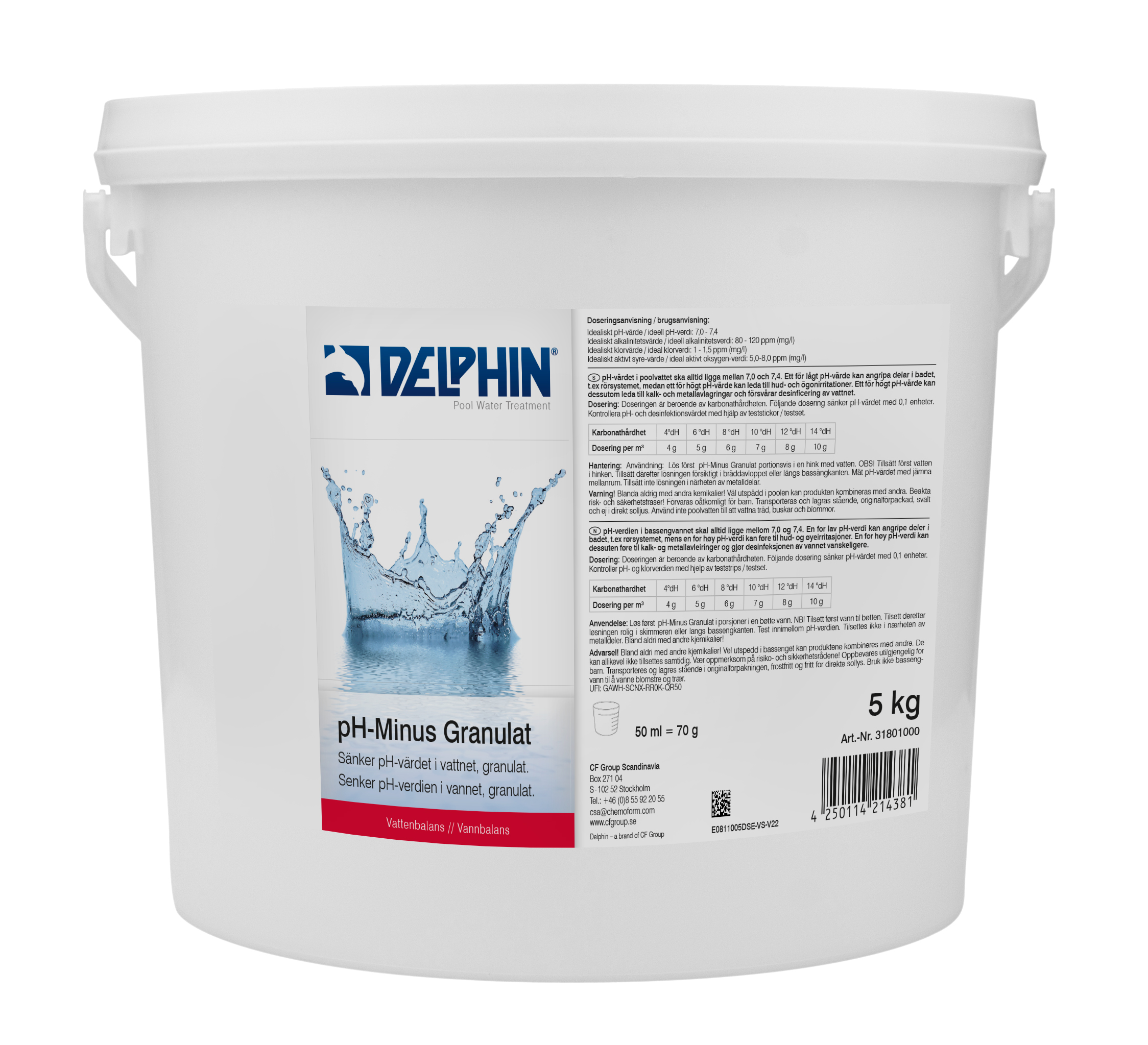 DELPHIN pH-minus 5 kg
