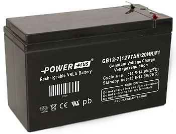 Power Plus Agm-batteri 12V 7Ah