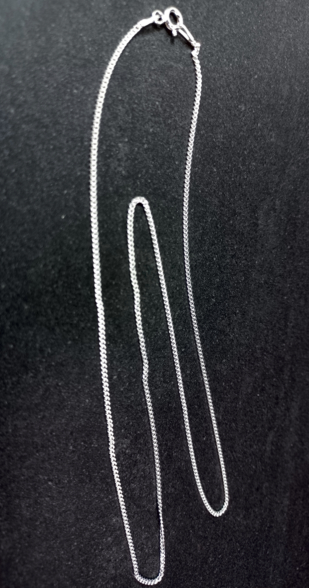 Curb Kedja i Sterling Silver - 45cm