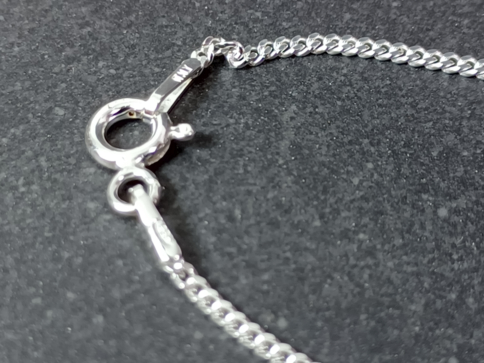 Curb Kedja i Sterling Silver - 45cm - 2