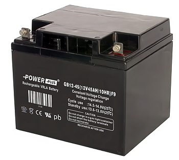 Power Plus Agm-batteri 12V 45Ah