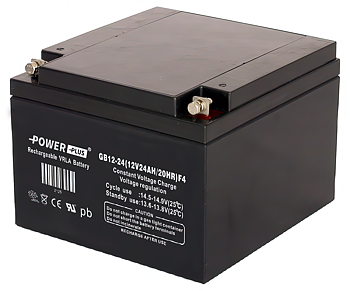 Power Plus Agm-batteri 12V 24Ah