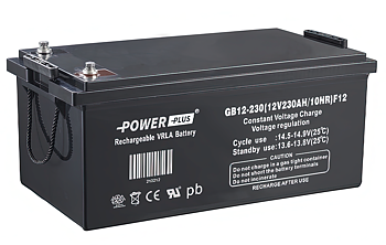 Power Plus Agm-batteri 12V 230Ah M8
