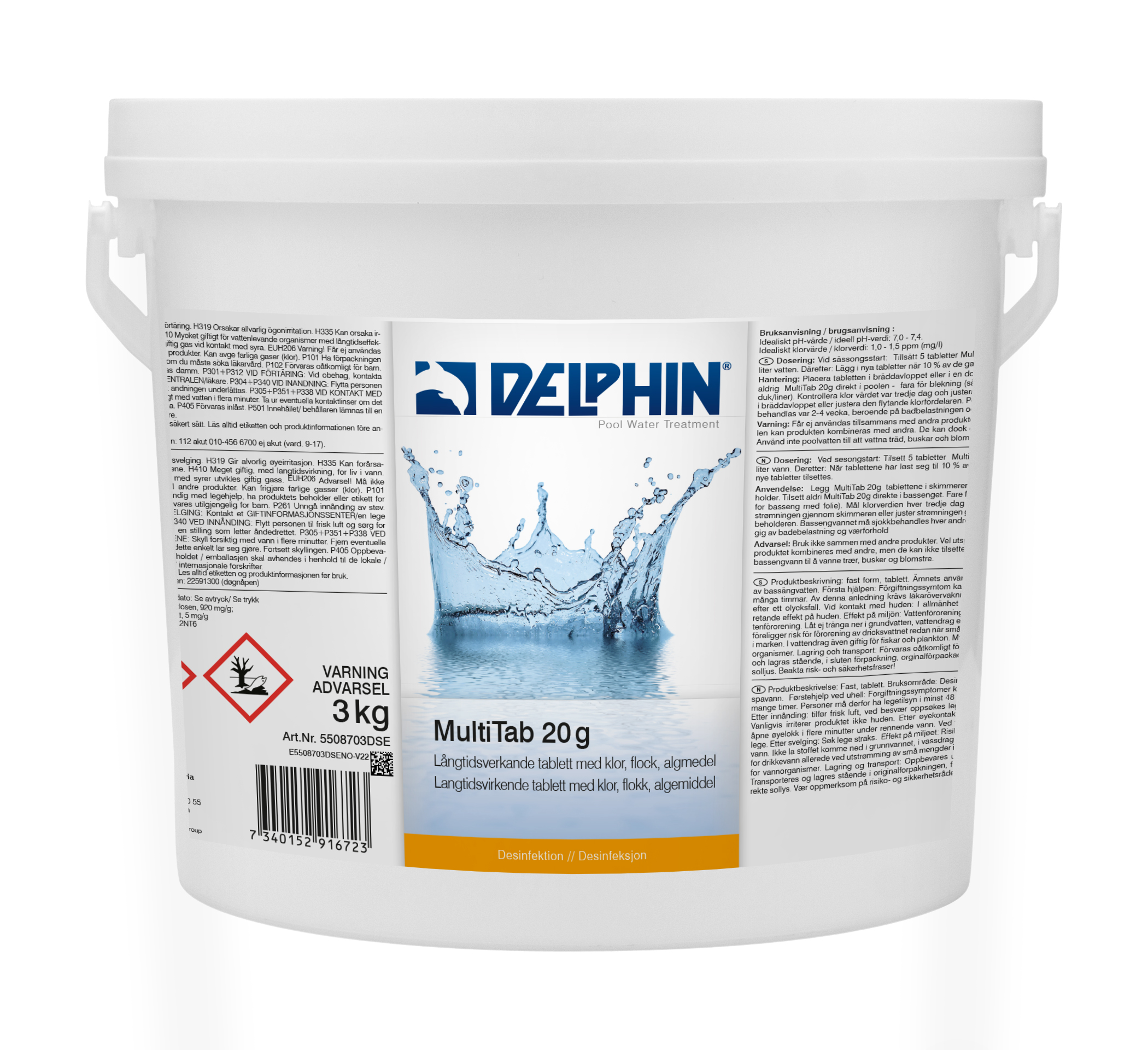 DELPHIN Multitab 200 g, 3 kg