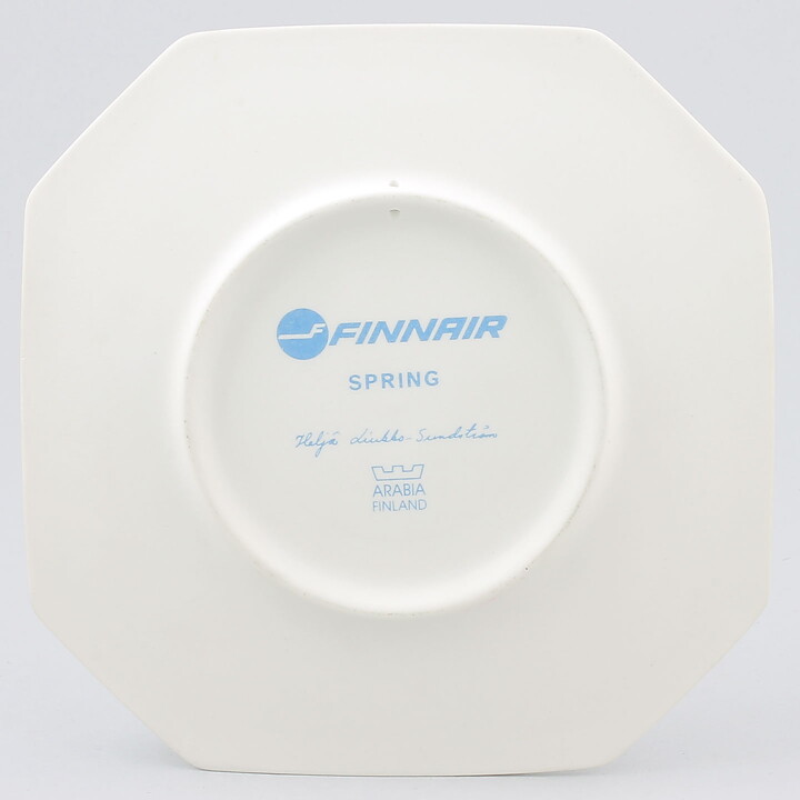 Heljä Liukko-Sundström (Finnair 1995) Octagon Wall Plaque Spring 15 cm (2)