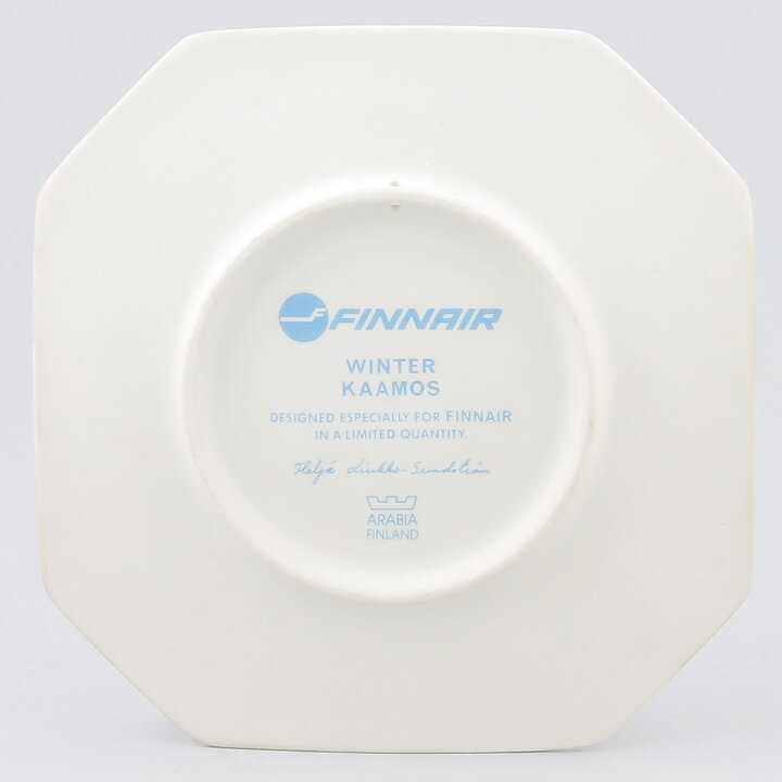 Heljä Liukko-Sundström (Finnair 1995) Octagon Wall Plaque Winter 15 cm (2)
