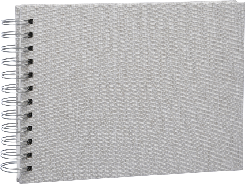 FOCUS  Base Line Canvas Wire-O 23x17 Beige w. white sheets