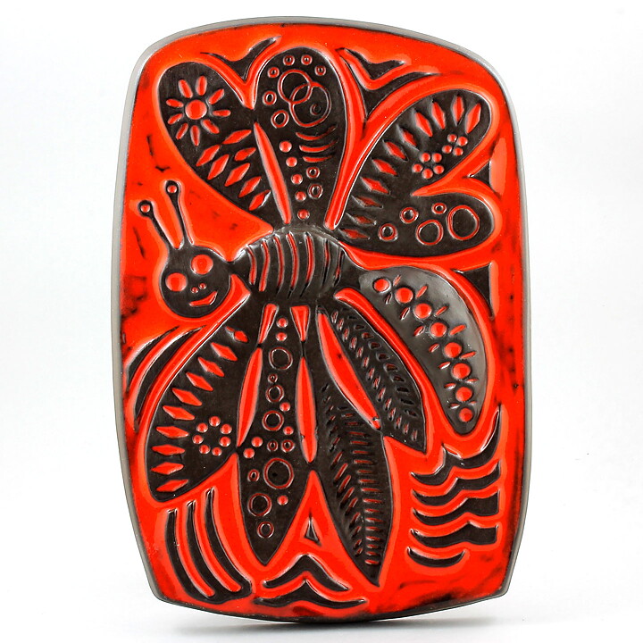 Arne Asp (1960s) Butterfly Wall Plaque 30 cm