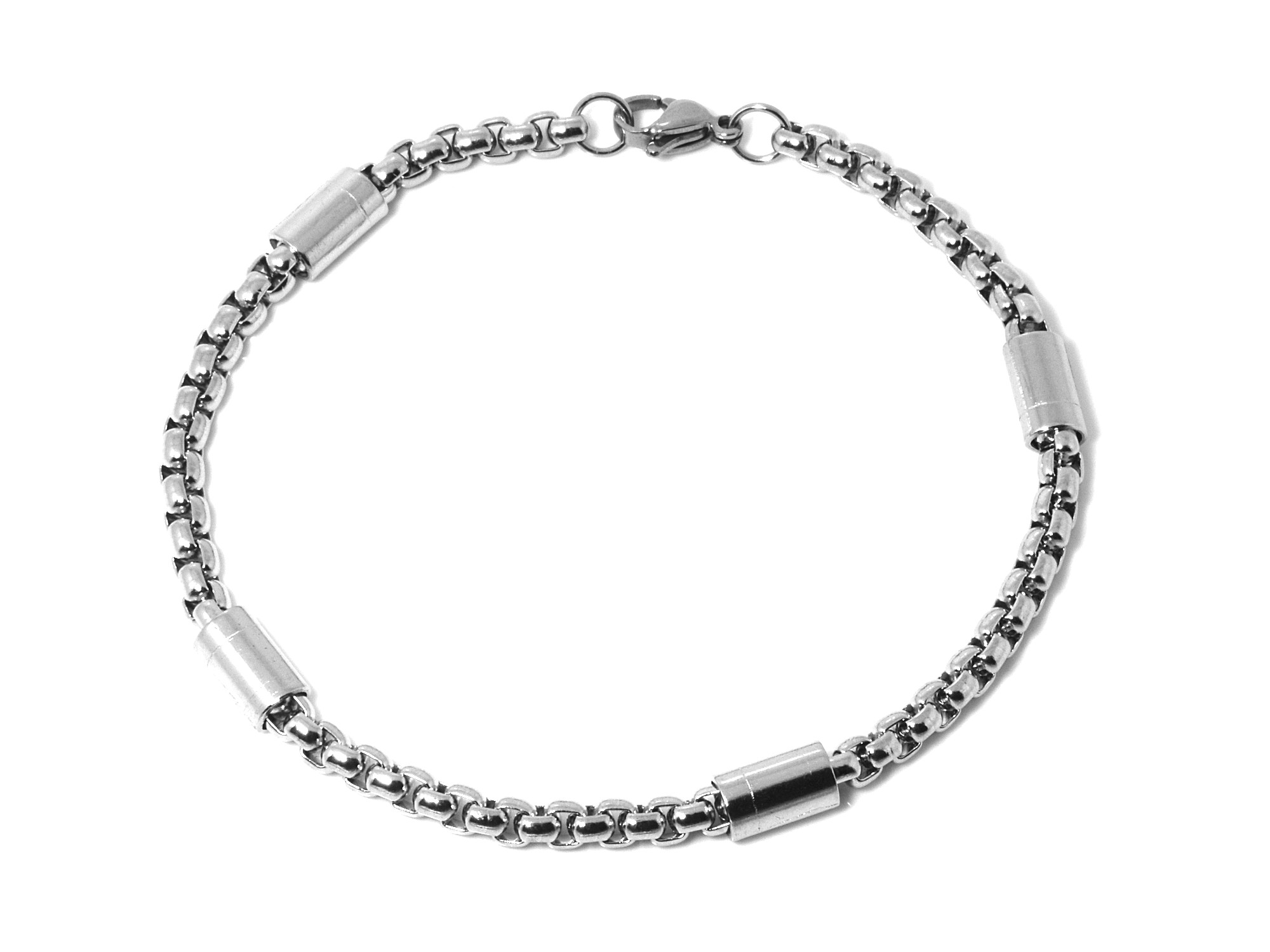 Enkelt Armband i Rostfritt Stål, Smycke i Modern Avskalad Design